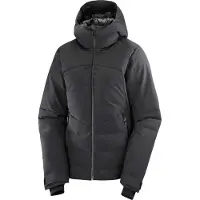 Salomon - Skidjackor dam - Alpenflow Down Jacket W Deep Black för Unisex - Storlek M - Svart