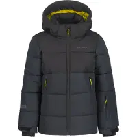 Icepeak - Skidjackor barn - Louin Jr Anthracite för UnisexSilikon - Barnstorlek 140 cm - Svart