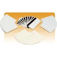 Zebra Technologies Zebra Premier - Polyvinylklorid - 30 mil - röd - kort - för Zebra P110m