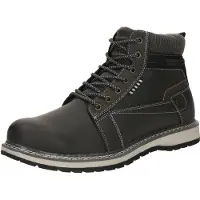 Dockers by Gerli Boots med snörning mörkgrå