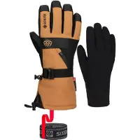 686 - Skidhandskar - M Gore Smarty 3In1 Gauntlet Glove Caramel för UnisexUll - Storlek S - Brun