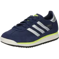 Adidas Originals Sneaker 'SL 72' mörkblå / neongul / guld / silver