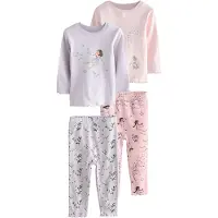 Next Pyjamas brun / petrol / pastelllila / rosa