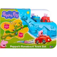 Pipsa Possu PEPPA WHIZZ AROUND RUNABOUT TOWN