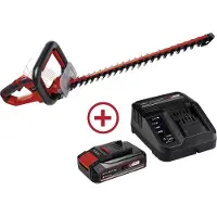 Einhell GE-CH 18/60 Li + 2,5 Ah Starter-Kit Batteri Häcksax inklusive laddningsstation, inkl. batteri 48 W 18 V Li-Ion 670 mm