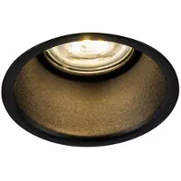 QAZQA Modern smart infälld spotlight svart inkl. WiFi GU10 - Dept