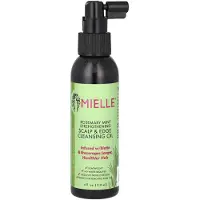 Mielle , Stärkande hårbotten & kant rengöringsolja, Rosmarin mynt, 4 fl oz (118 ml)