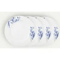 Fyrklövern Nordic Blue tallrik 26 cm 4-pack, Vit Mattallrik