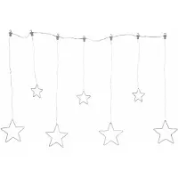 Star Trading Ljusgardin Dew Drop Stars | dagsljus | 1,2x0,8m []