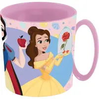Disney Princess Tasse - Tataway - Princesses Disney - 350 ml - Plastique - Micro-ondes rosa