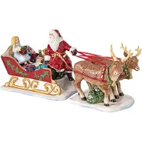 Villeroy & Boch Christmas Toy's Släd - Tomtar & Julfigurer Porslin Multi