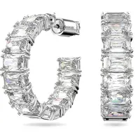 Swarovski Matrix Hängande Örhängen 5612673 Silver|F white