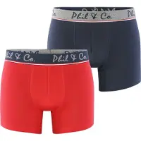 Phil&Co. Boxer Briefs 2-Pack Jersey