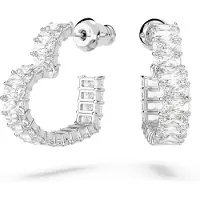 Swarovski Örhängen 'Matrix' silver / transparent