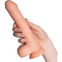 Willie City Classic Uncut Realistisk Dildo 22 cm - Nude - Nude