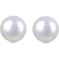 Luxenter essential-örhängen i 925 sterlingsilver och vit pärla med rodiumpläterad yta