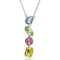 Swarovski Gema Klofattad Design Rodiumpläterat Halsband Damhalsband Silver 5692421 Box (Random Color) white