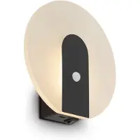Briloner LED vägglampa Taro, Svart, Vardagsrum / matsal, Metall, Modern, LED-vägglampa, vägglampa inomhus