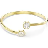 Swarovski Armband - - Imber - Guldpläterad metall - Vita kristaller - Storlek M 60mm
