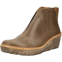 El naturalista för kvinnor. 2516812LY005_020 Ankelstövlar i läder N5168 taupe (37), 3 till 5 cm, Zip, Casual