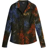 Desigual Blus blå / grön / röd