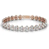 MYC Paris Princess Armband - Rose Gold och Crystal