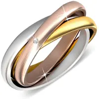 MYC Paris 3 Realms Ring - Silver och Kristall