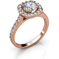 MYC Paris Cushy Ring - roséguld och kristall