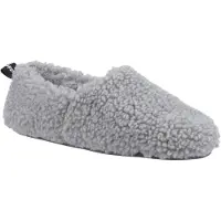 Hush puppies Emily Fuskpäls Grå tofflor för kvinnor