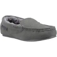Hush puppies Annie Mokassin Mocka Dam Grå Tofflor