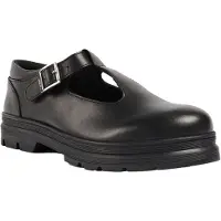 POD Emilie Falskt Läder Flickors Svarta Loafers