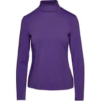 Conquista Lilac Turtle Neck Top i hållbart tyg