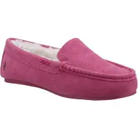 Hush puppies Annie Mocassin mocka rosa tofflor för kvinnor