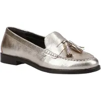 Hush puppies Connie Läder Kvinnors Guld Loafers