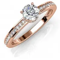MYC Paris Elise Ring - roséguld och kristall