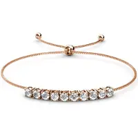 MYC Paris Crystal Mia Armband - Rose Gold och Crystal