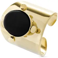 Luxenter Onyxring i 18K gult guld - Rhumo