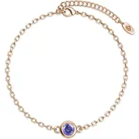MYC Paris Birth Stone Armband - Rose Gold och Lila
