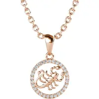 MYC Paris Scorpio Zodiac Hängen - Rose Gold och Crystal