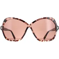 Tom Ford Butterfly Dam Färgad Havana Violett Rosemin FT1013