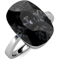 MYC Paris Klassisk ring - silver och svart