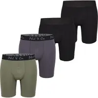 Phil&Co. Boxer Briefs Long Boxer 4-Pack