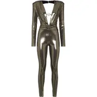 Philipp Plein Lamé Jerseyjumpsuit