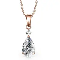 MYC Paris Princess Hängen - Rose Gold och Crystal