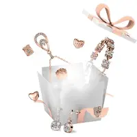 MYC Paris 13 juveler och 11 överraskningspärlor för DIY-adventskalender - roséguld och kristall