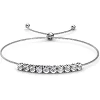 MYC Paris Crystal Mia Armband - Silver och Crystal