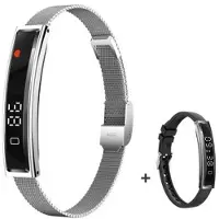 Mtp Products B3 Smart Armband / Fitness Tracker med två remmar - Silver