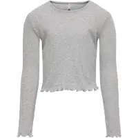 Kids Only Tröja - CookCarlotta - Light Grey Melange - - 11-12 år (146-152) - Tröja