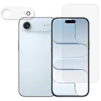 Mtp Products iPhone Air 2-i-1 Set Härdat Glas Skärmskydd & Kamera Lins