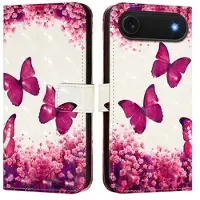 Mtp Products iPhone Air Wonder Series Plånboksfodral - Rosfjärilar